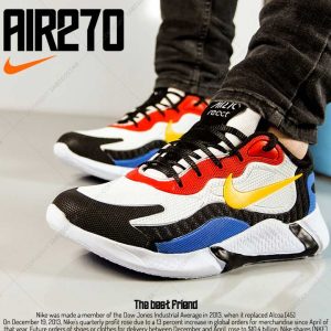 کفش مردانه Nike مدل Air270 (زرد قرمز)