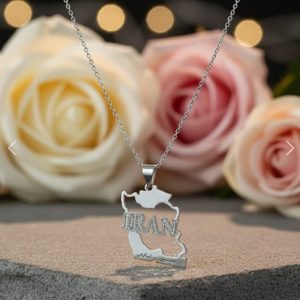 گردنبند نقره ای ایران کد 6495