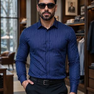 پیراهن مردانه مدل FASHION کد 6525
